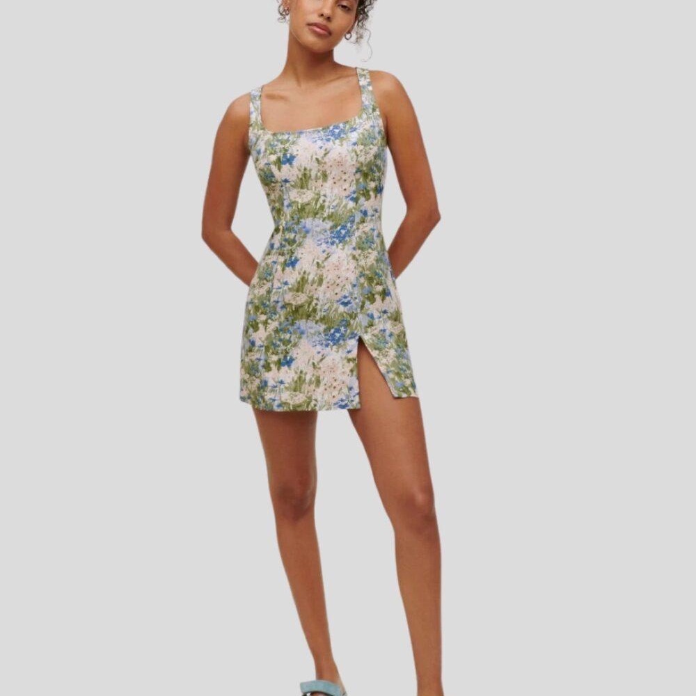 Reformation Floral Noha Dress